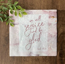 Load image into Gallery viewer, Be Glad Paper Napkins
