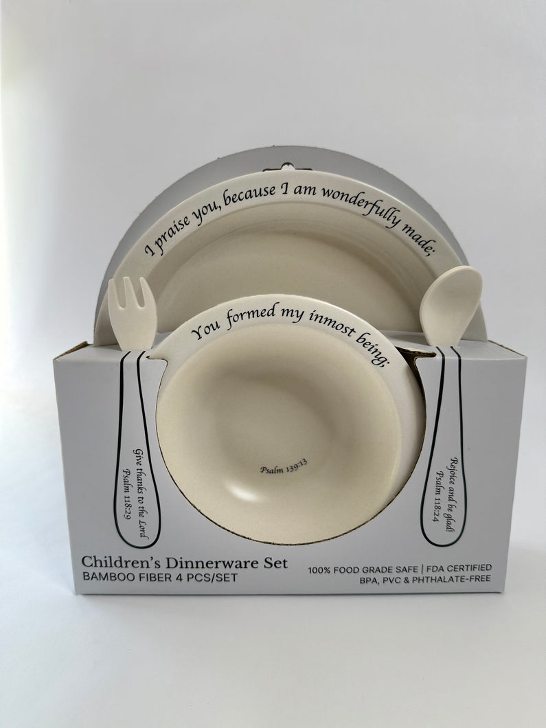 Feed on the Word Dinnerware - Scripture Graced Dinnerware