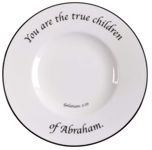 Replacement Appetizer Plate, God's Promise – Feed on the Word