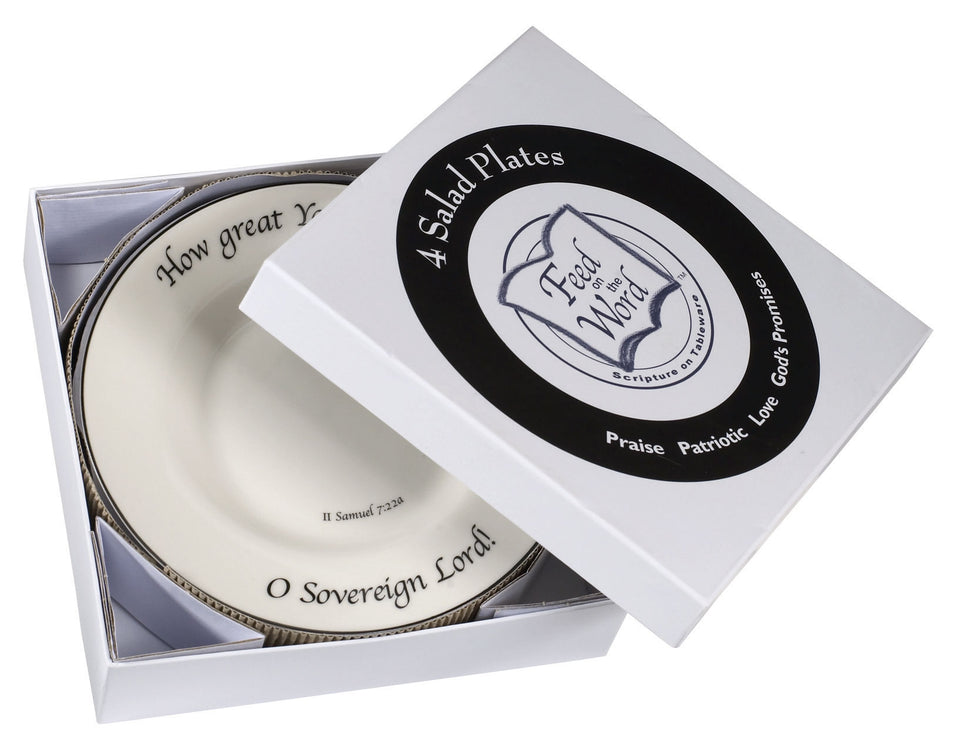 Feed on the Word Dinnerware - Scripture Graced Dinnerware
