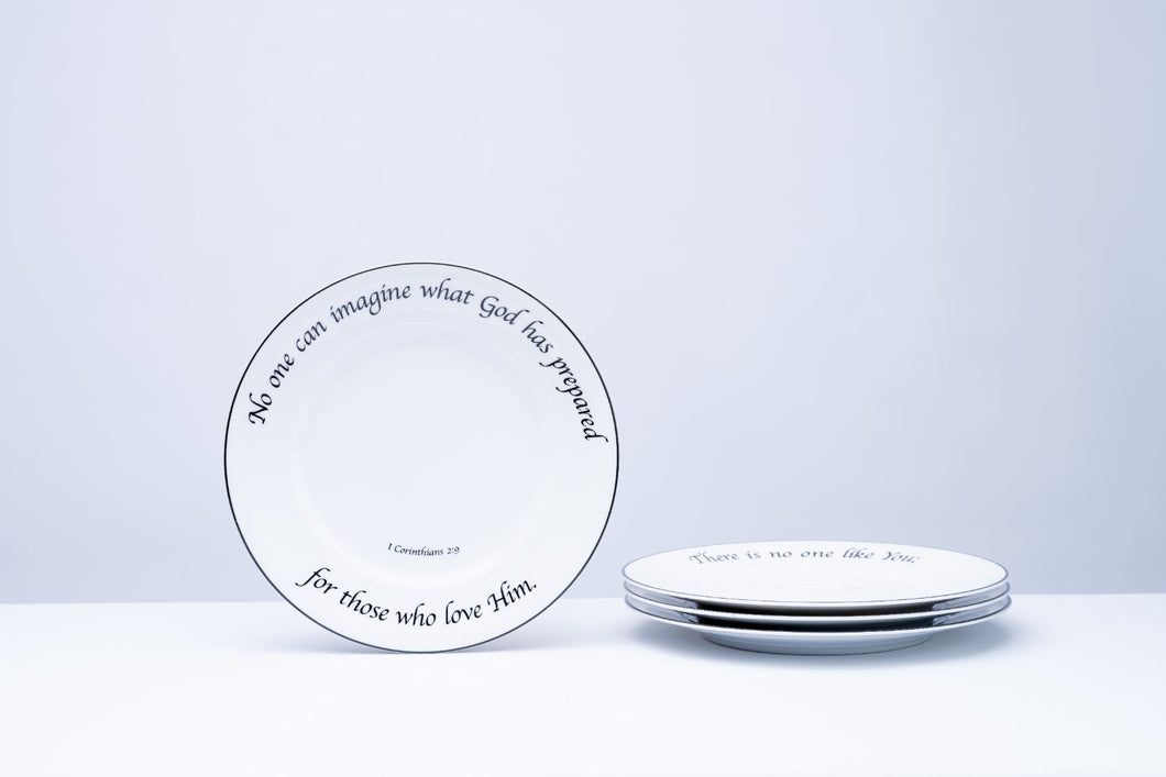 Feed on the Word Dinnerware - Scripture Graced Dinnerware