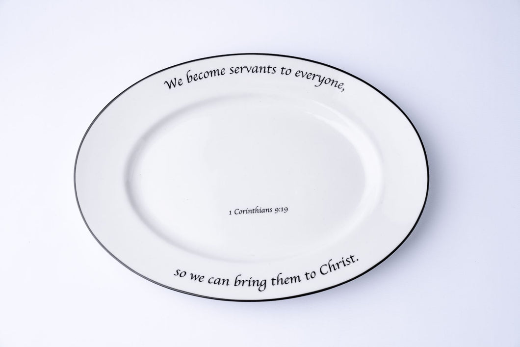 Feed on the Word Dinnerware - Scripture Graced Dinnerware
